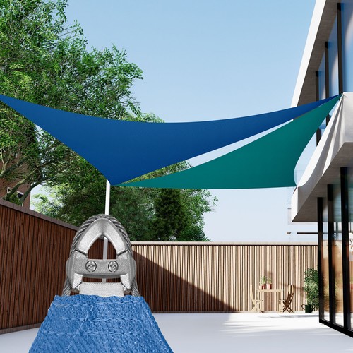Tenda sole blu triangolo - da,