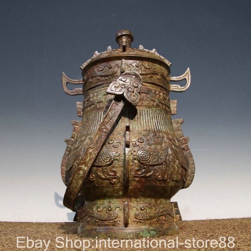 Vaso vino antico bronzo - vaso,