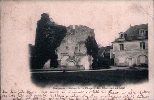 Cpa montresor ruines de - cpa,