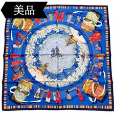 HERMES Carre 90 Prayer in the Wind PRIERES AU VENT etichetta attaccata