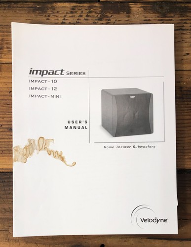 Velodyne impact mini - velodyne, -12