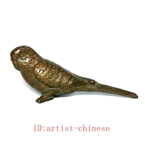 Statua pappagallo uccellino