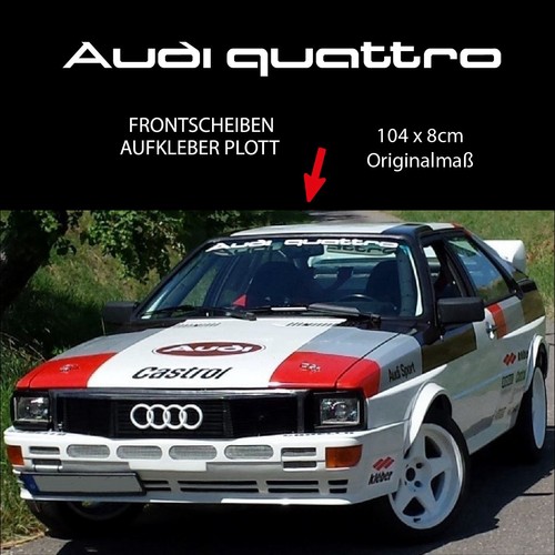 Audi quattro scritta - audi,