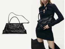 H&M Glenn Martens borsa a tracolla marsupio borsa a tracolla nera