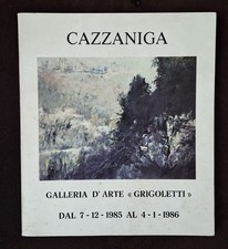 ?? CATALOGO 1985 MOSTRA PITTORE REALISTA GIANCARLO CAZZANIGA MONZA ??