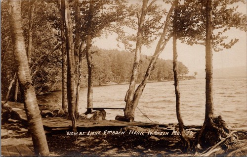 Vista sul lago embden - lago, vicino
