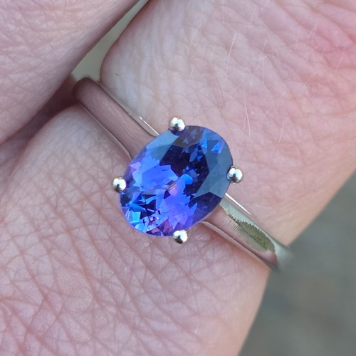 Anello solitario tanzanite - , 1