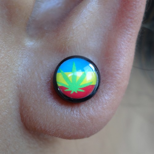 Coppia borchie rasta orecchini - coppia,