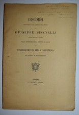 GIUDICI DI MANDAMENTO - ediz. 1864 - PISANELLI -  discorsi - Regno di Italia