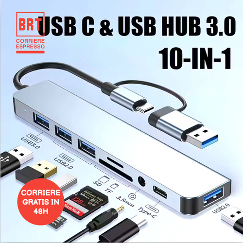 Hub multifunzione con porte