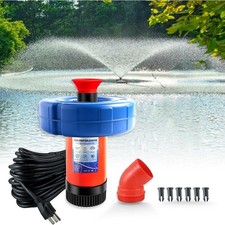 Aeratore Fontana Stagno Pompa Aerazione Galleggiante, 120ft Cavo di Alimentazione per Piccoli e Grandi