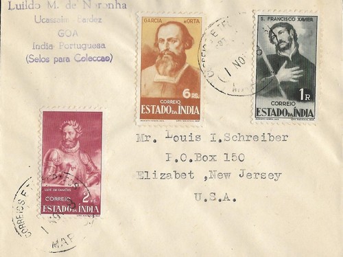 Carta india portuguesa goa - carta, a