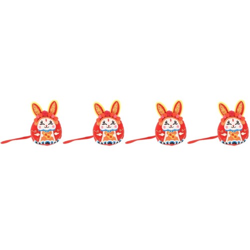Pack coniglio peluche - 4, di