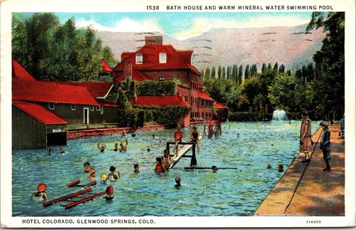 Cartolina epoca glenwood - d'epoca,