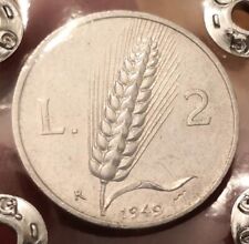 2 Lire 1949 Spiga, Italia