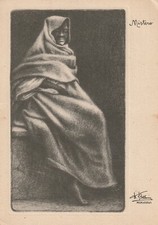 C3 - Cp Cartolina Illustrata Bellini : Mistero - Fg Nvg