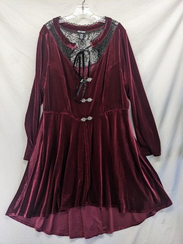 Cappotto lungo hot topic rosso - cappotto,