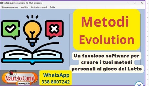 Metodi evolution crea - i, tuoi