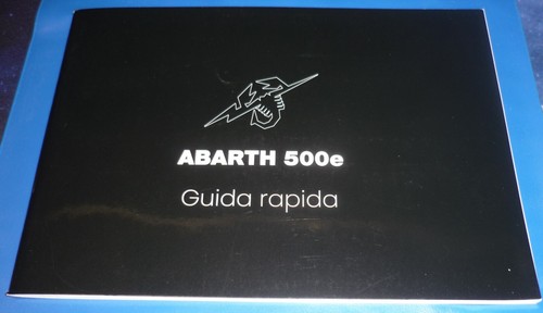 Uso manutenzione abarth 500 - 500, e