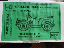 Criel Model Trattore TL 37 Artiglio R057 Resina Kit 1/35 No Historica 