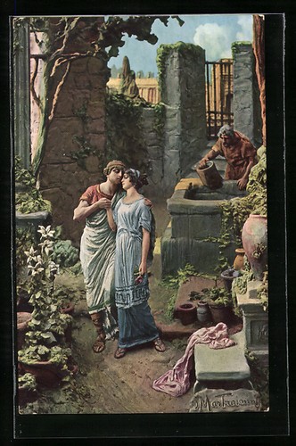 Cartolina artista domenico - cartolina,