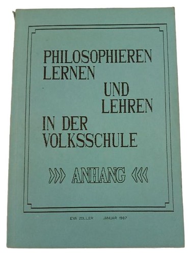 Philosophieren lernen eva - philosophieren,