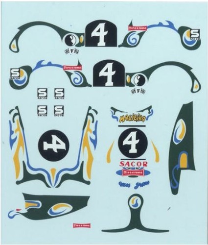 Decal porsche 906 - decal,