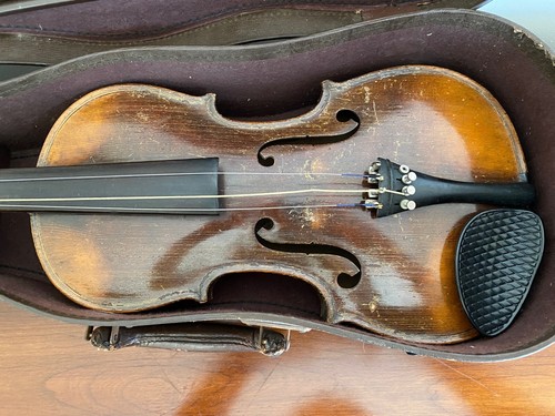 Antique two piece violin - antique,