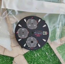 Vintage Watch Seiko 7T32-6L58 Sports 200 Black Dial Nos