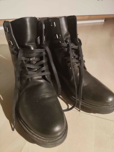 Stivali anfibi nero donna - anfibi, da