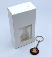 Rolex portachiavi keychain sigillo original seal marrone + scatola box service