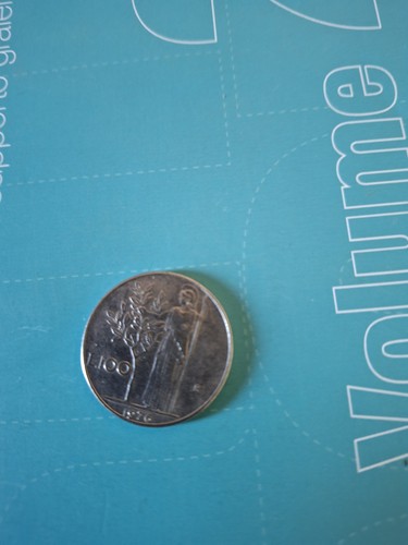 Moneta italiana 100 lire - moneta,