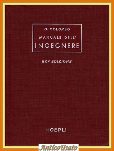 Manuale dell ingegnere - manuale, di