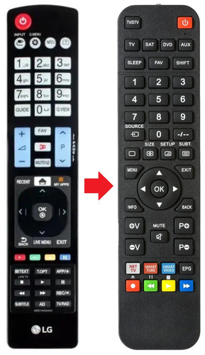 Telecomando adatto per - , lg
