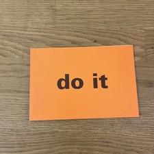 DO IT. Dedicato ad Alighiero Boetti 1940-1994. A cura di Hans Ulrich OBRIST 1996