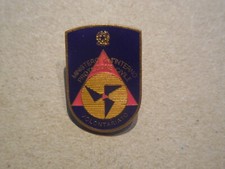 distintivo  da volontario ministero dell'interno protezione civile