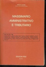 Massimario Amministrativo e Tributario - voci da  115  a  130   ( IMP-MIG)