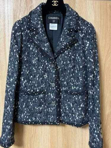 Giacca tweed chanel - giacca,