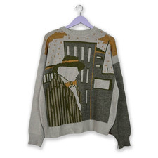 Maglione vintage misto lana - maglione, a