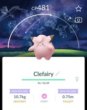 ? 1x Osservatorio Astronomico CLEFAIRY (Scambio Stelle Sfondo? Pokémon Go!