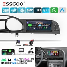 6+128G Carplay DSP per Audi A6 C6 4F MMI 3G 10-12 8.8" Android autoradio GPS DVR