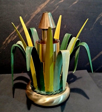 CANDELABRO IN FERRO E OTTONE