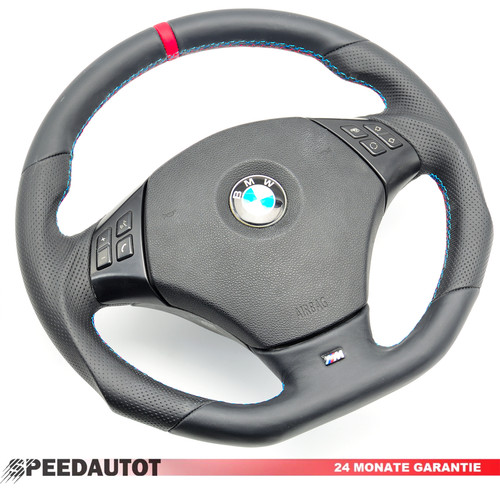 Volante pelle appiattito - volante, in