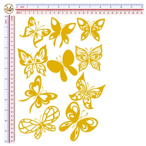 Farfalle adesivi auto moto - farfalle,
