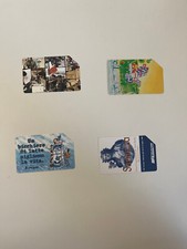 4 Schede Telefoniche Telecom -