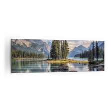 Quadro su Tela 160x50cm Lago