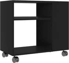 Tavolino Nero 70X35X55 Cm in