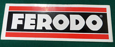 GROSSO ADESIVO " FERODO " PER MACCHINA DA RALLY - 7 X 20 CM