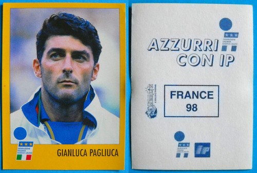 Figurina merlin azzurri con - figurina,