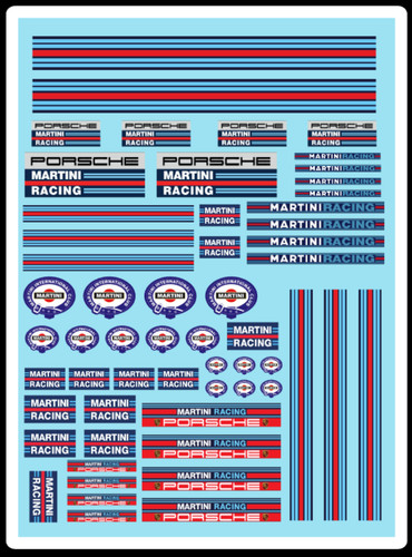 Décalcomanie martini racing - martini,